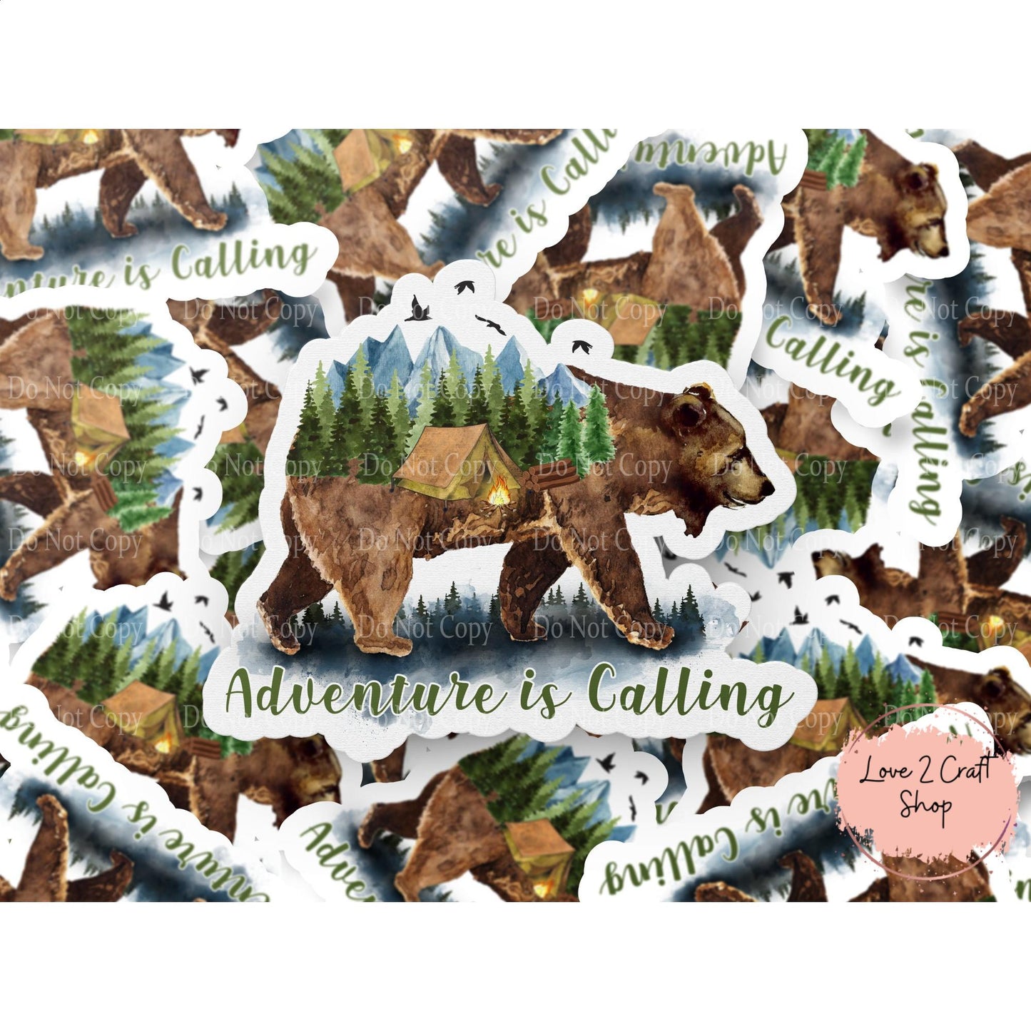 Wildlife Bear Stickers