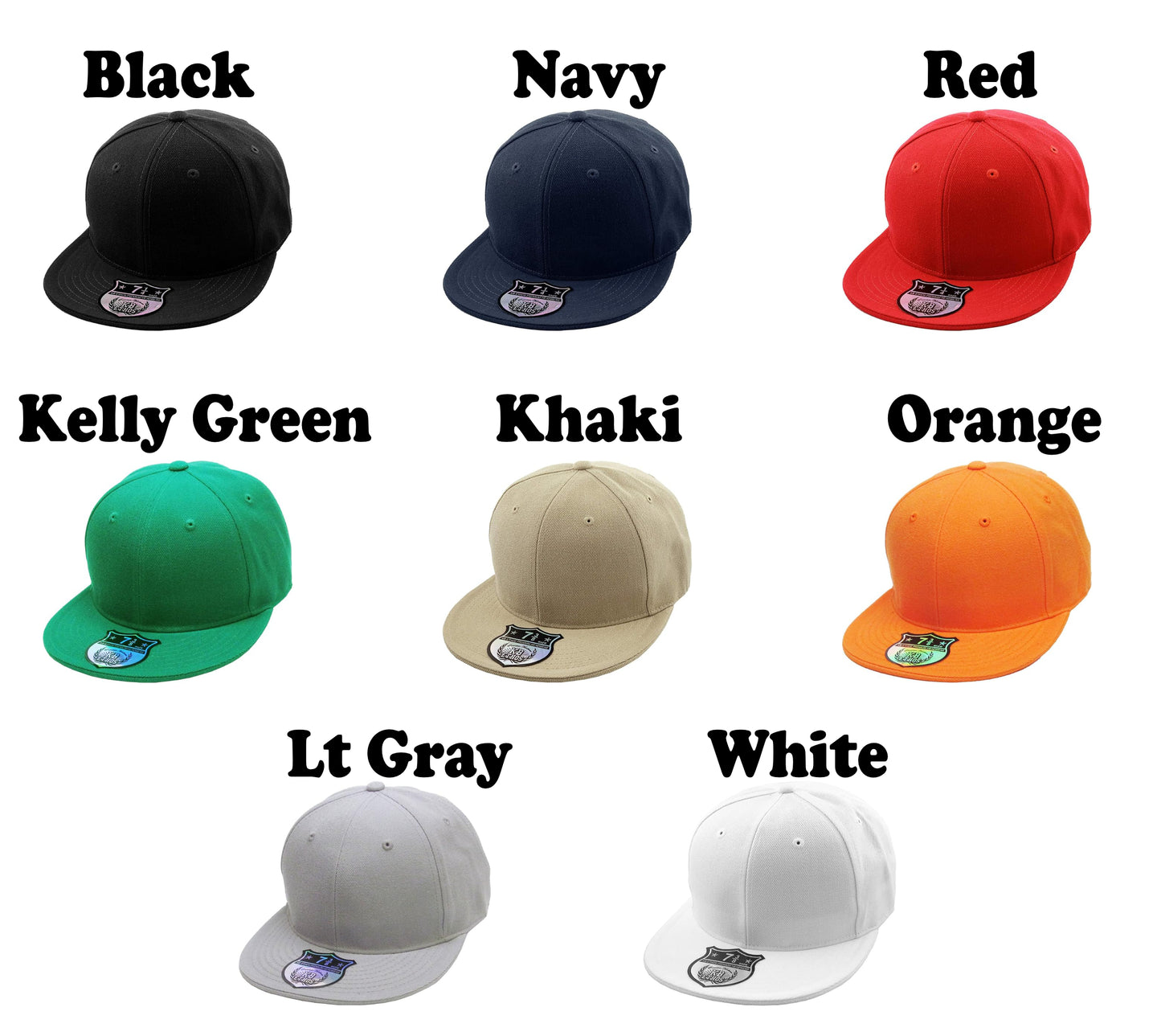 Custom Fitted Flat-Bill Hats True-Fit