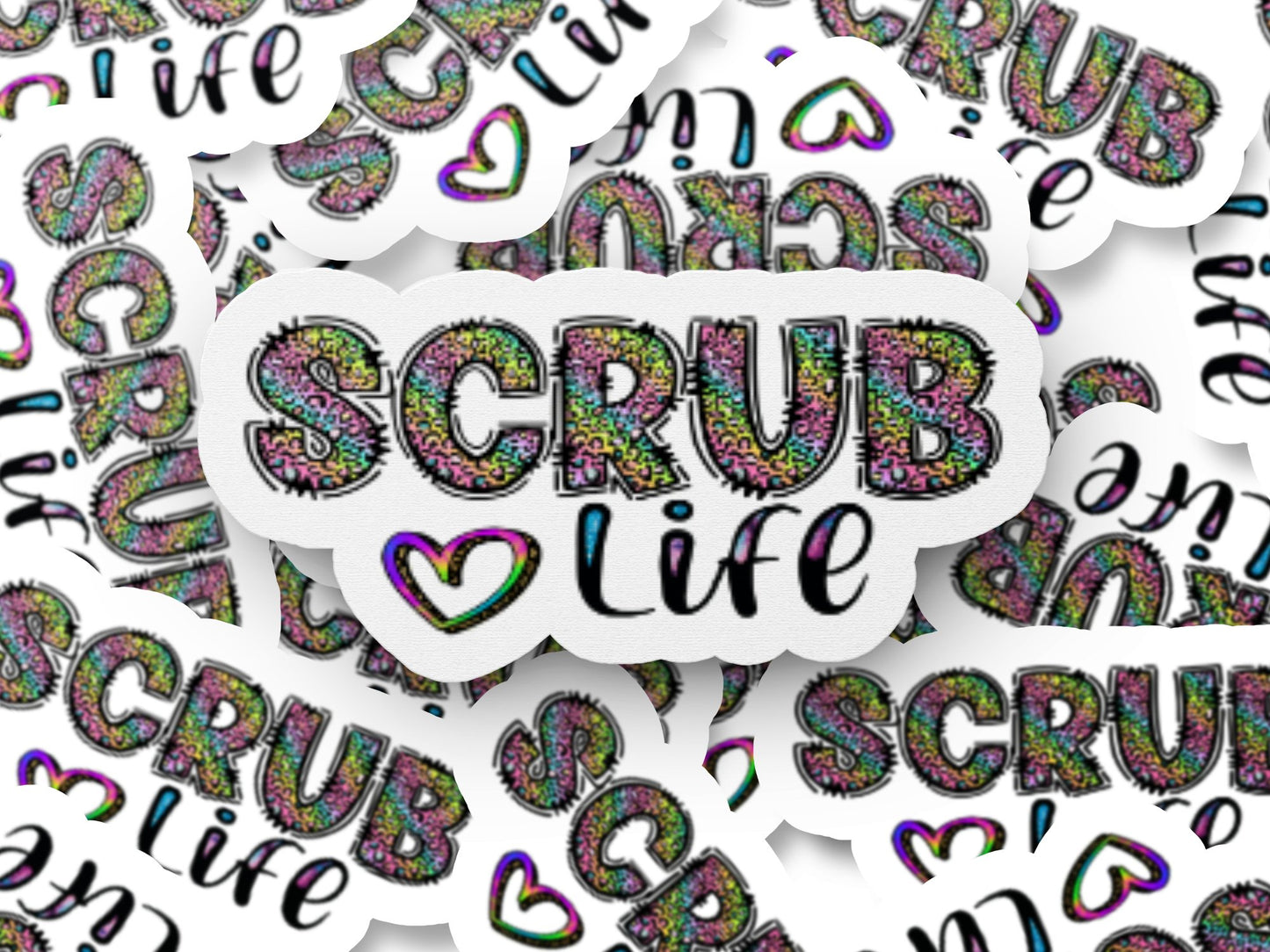 Scrub Life Stickers