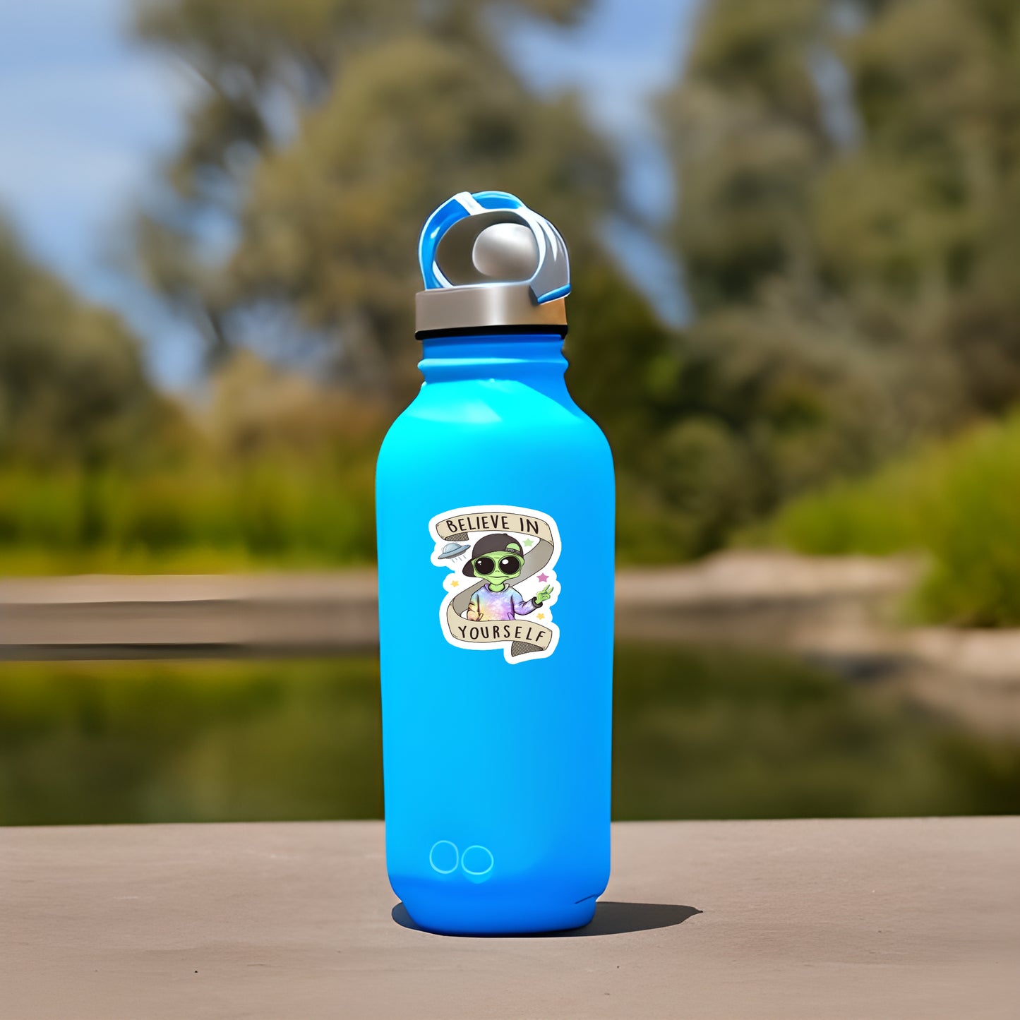 Alien Believe in yourself Stickers