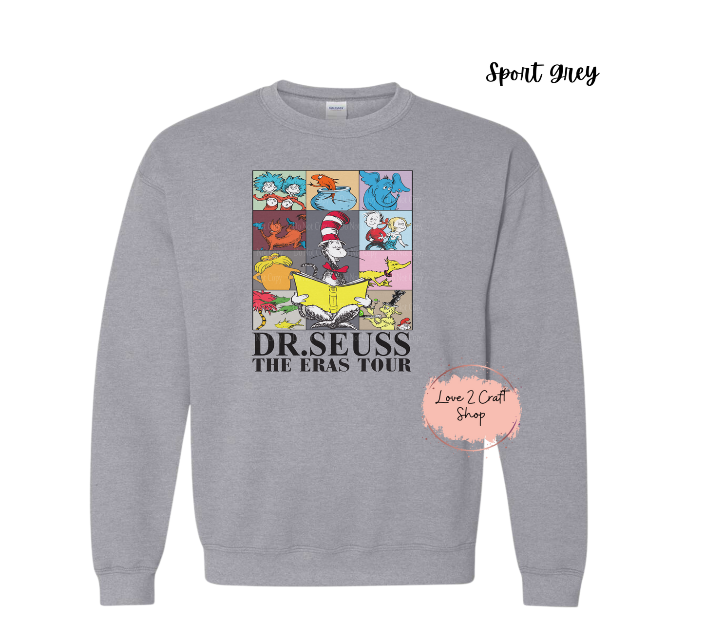 Dr Seuss Era - Cat in the Hat Crewneck