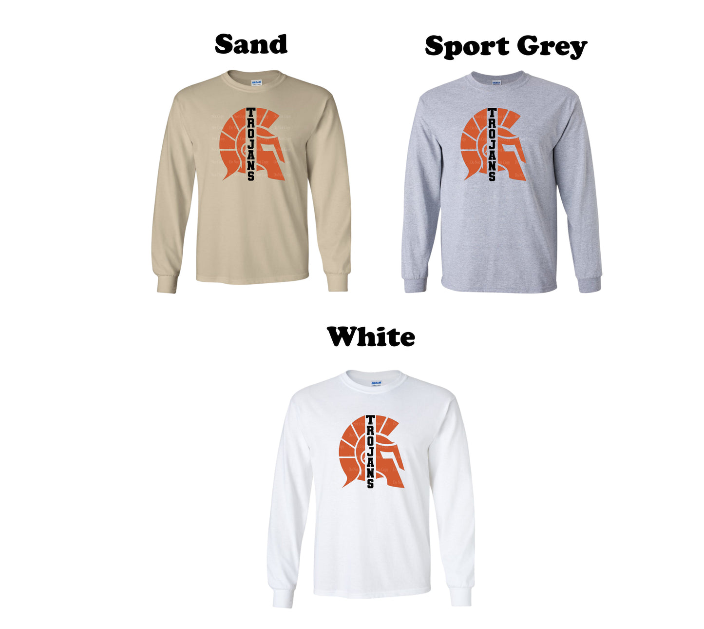 Trojans Split Logo Long sleeve