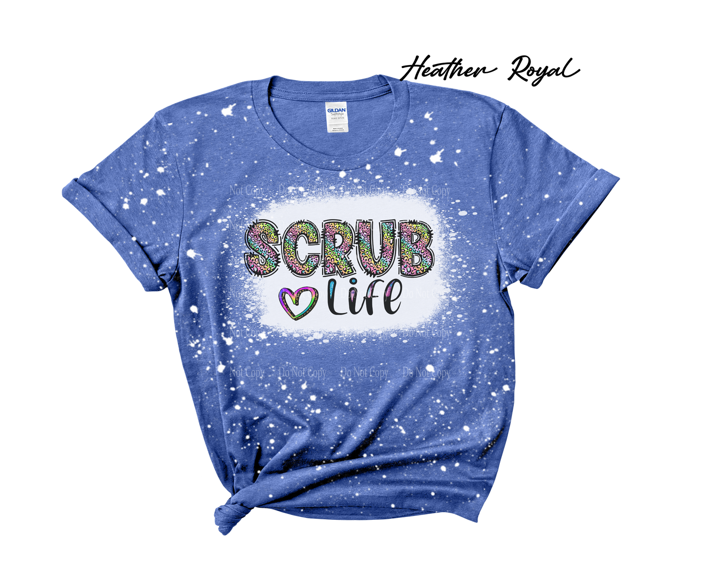 Scrub Life Bleached T-Shirt