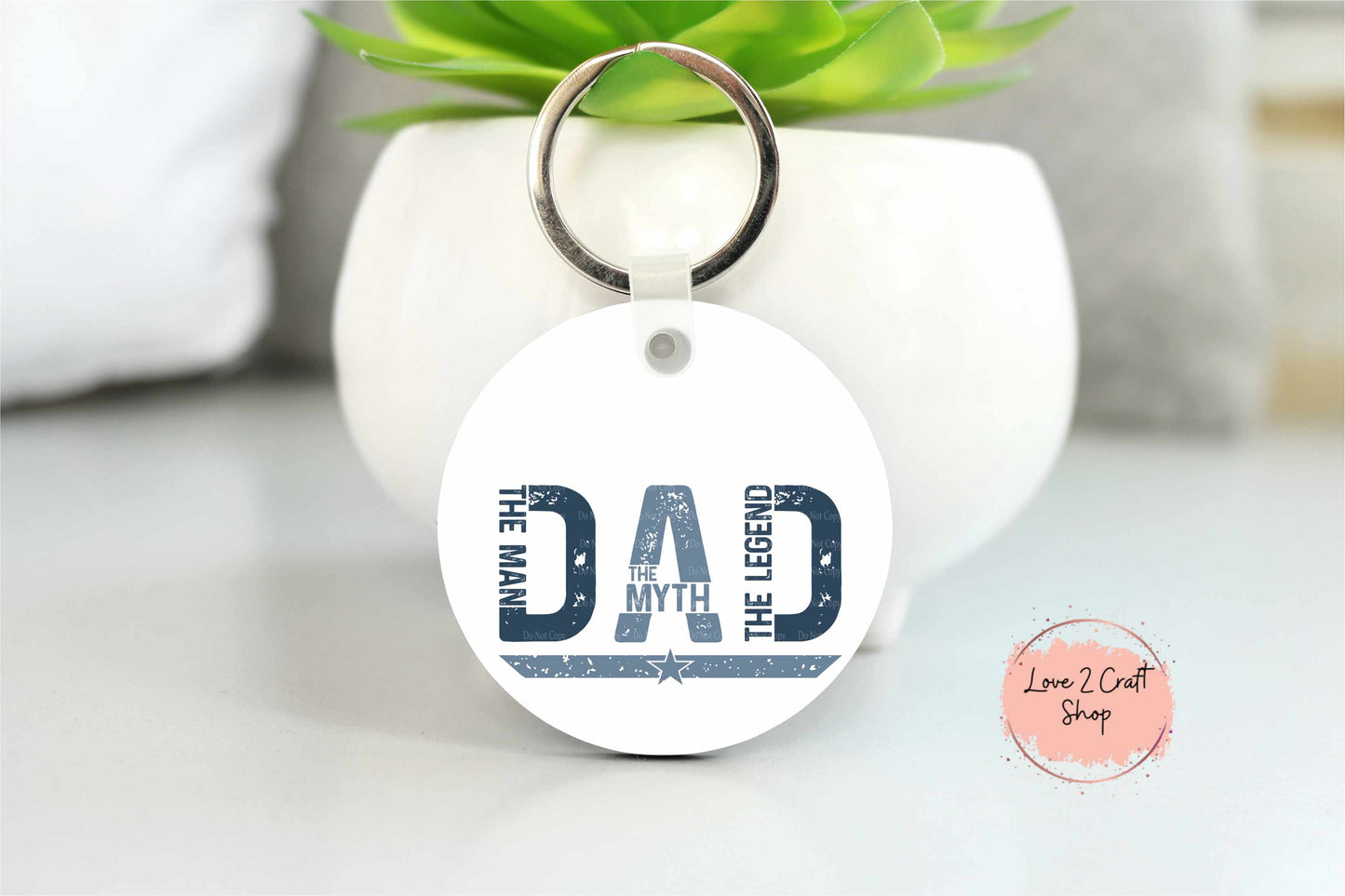 Dad - The Man The Myth The Legend Key chain
