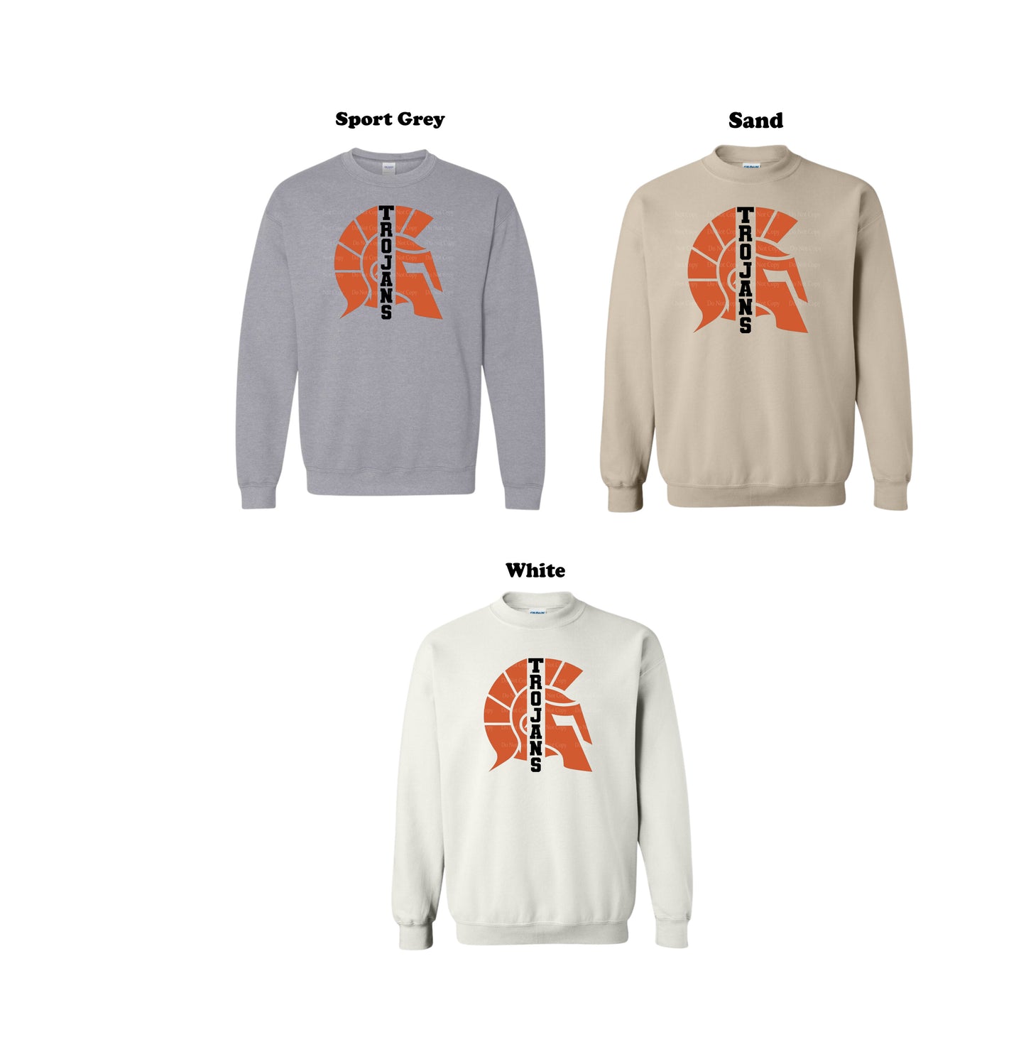Trojans Split Logo Crew Sweatshirt