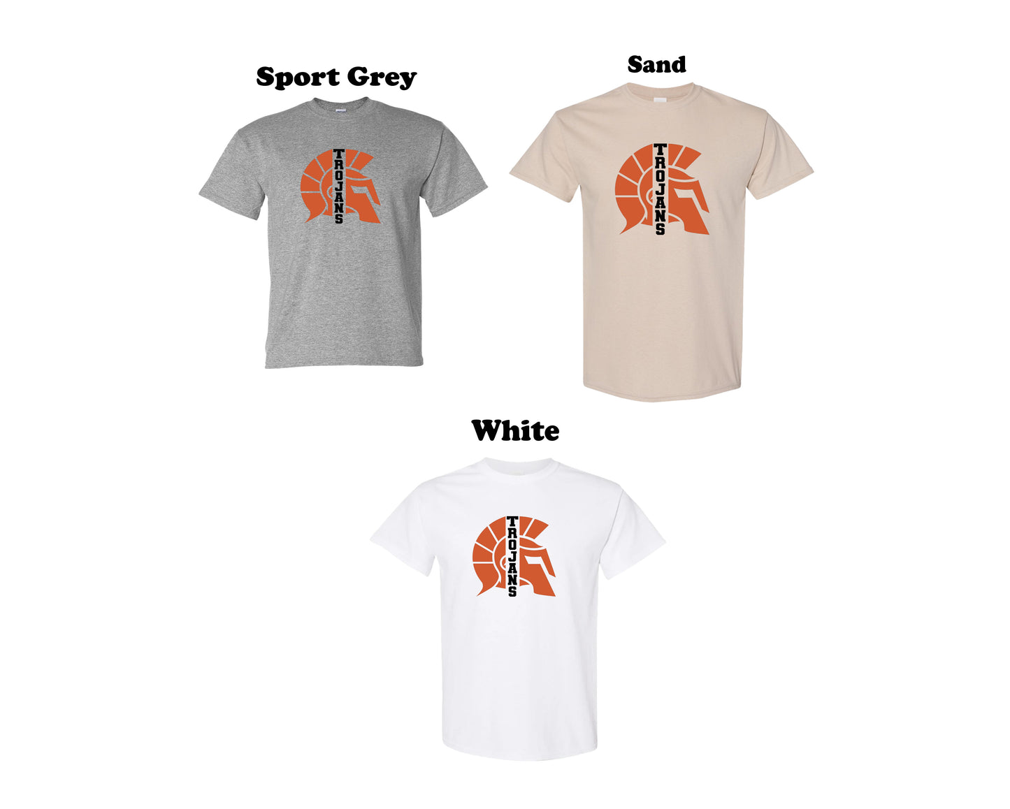 Trojans Split Logo Tee