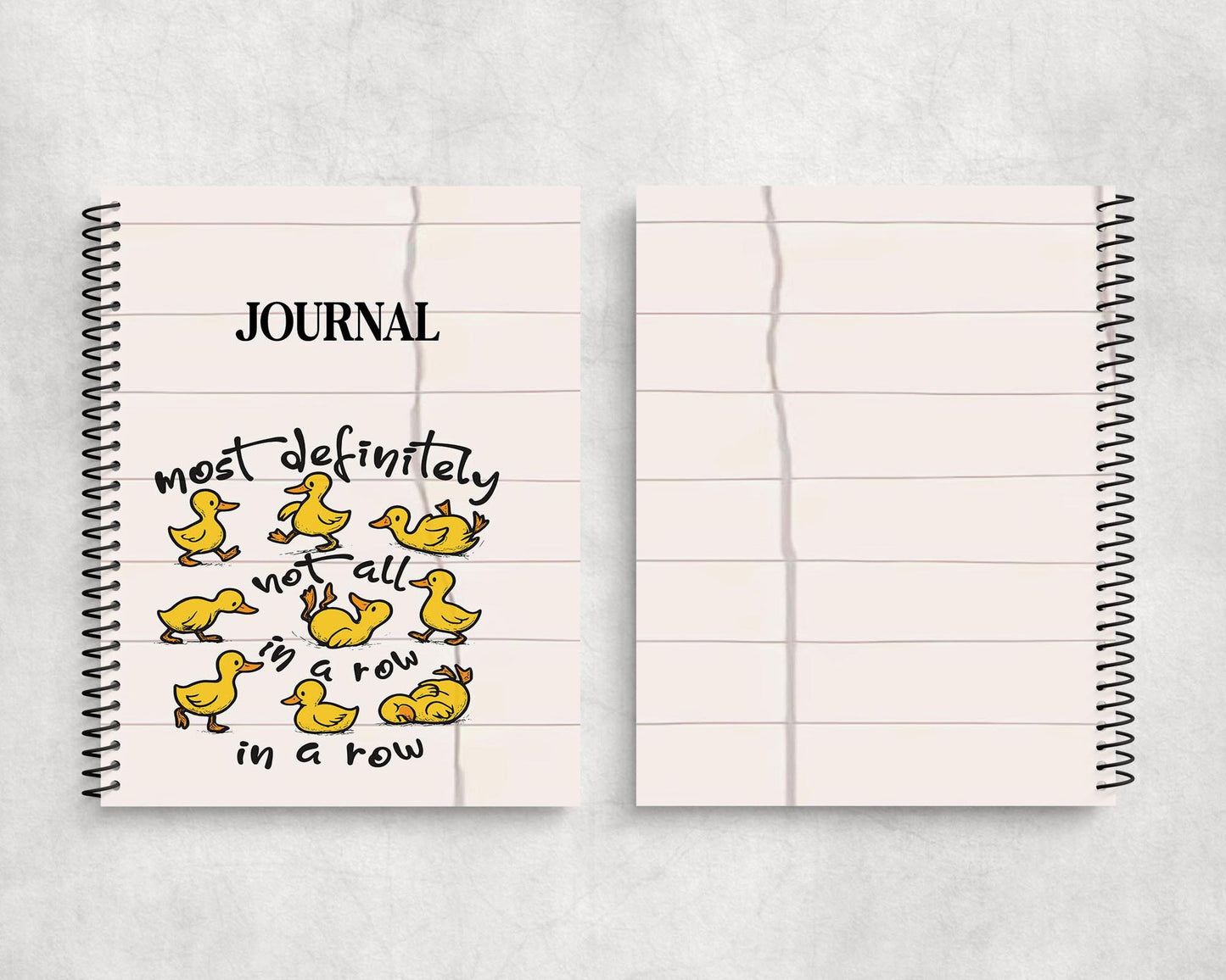 Most definitely not in a row Journal