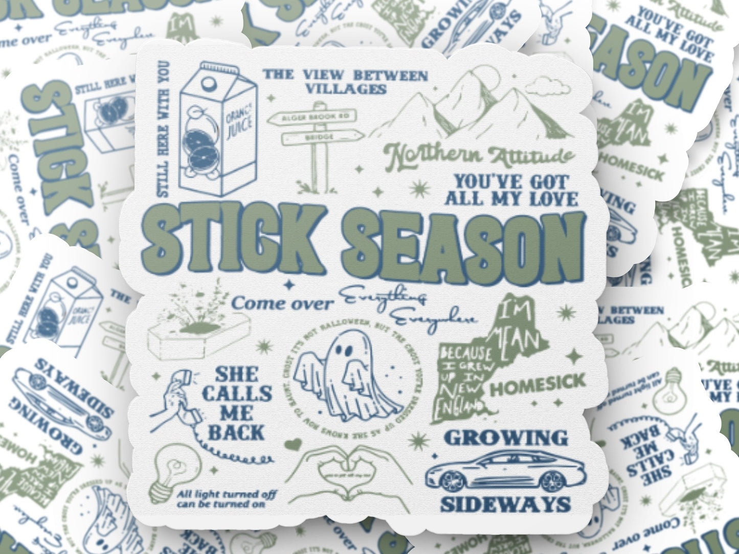 Noah Kahan 2023 Album Stickers