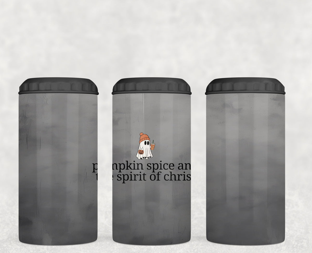 Pumpkin Spice and the Spirit of Jesus Christ 4 in 1 can cooler