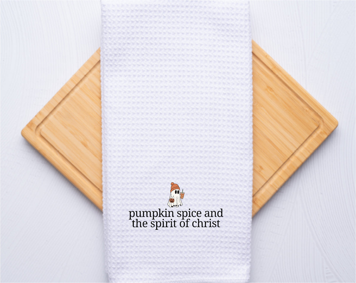 Waffle weave tea towel