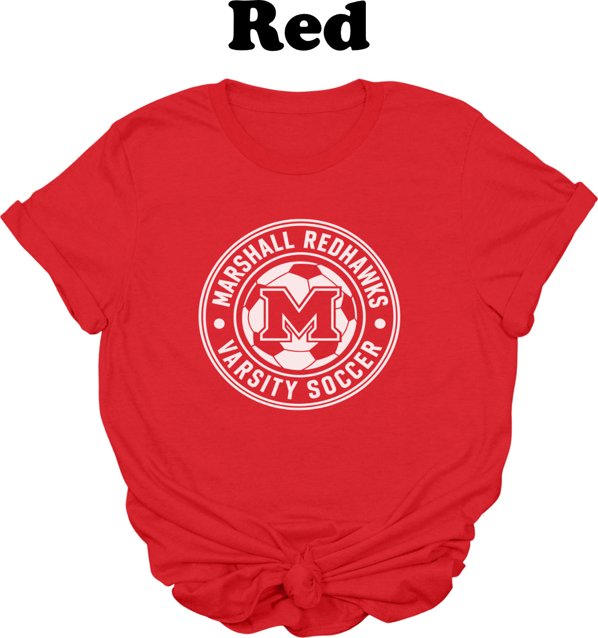 Marshall Redhawks Varsity Soccer Tee