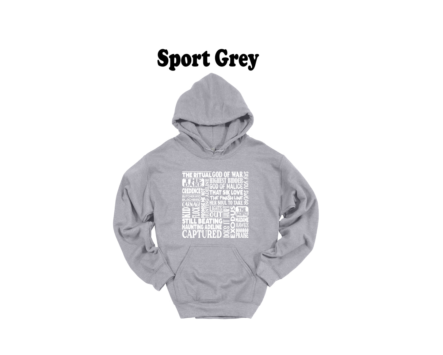 Romance novel book titles - typography - Hoodie