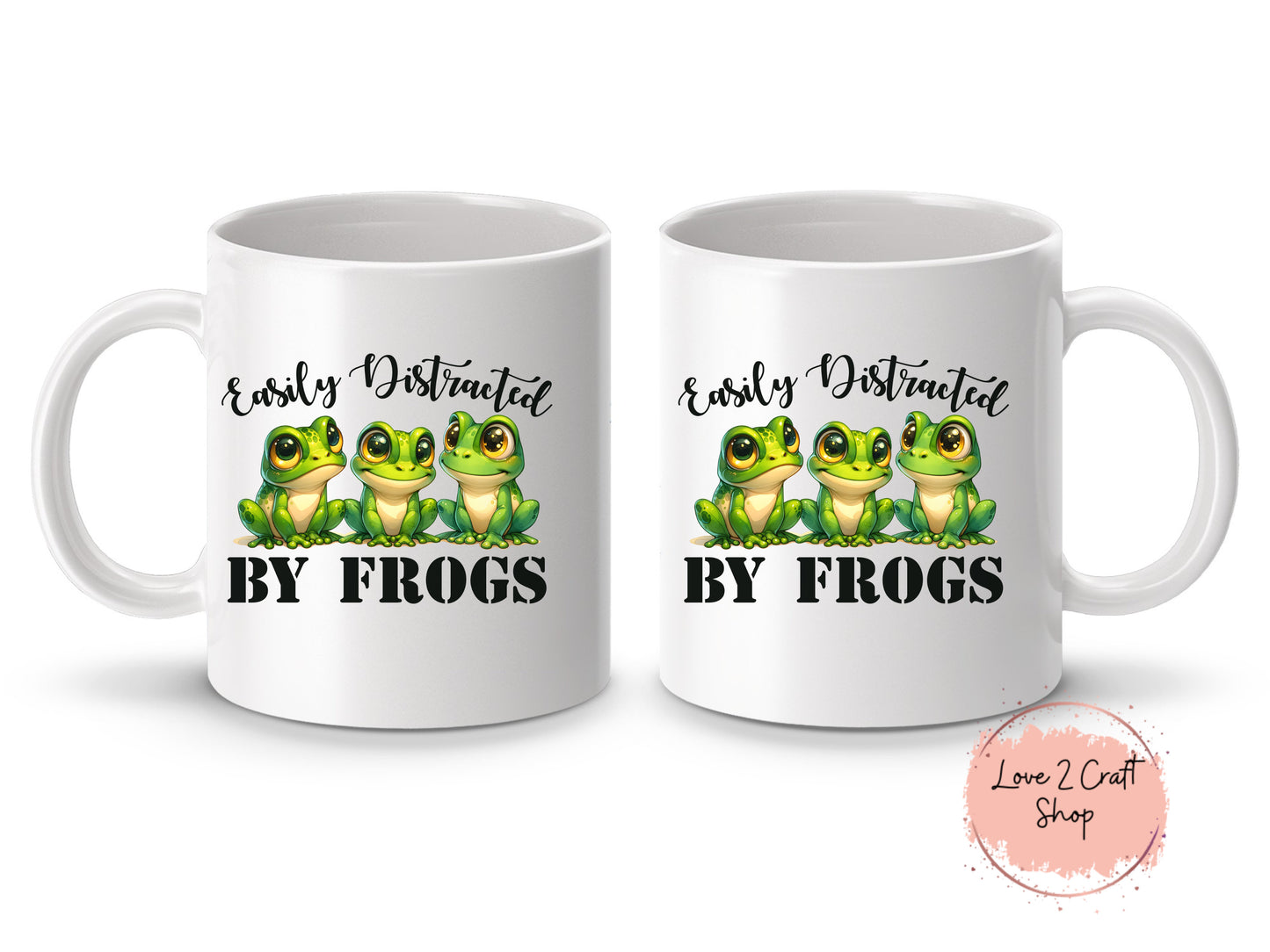 Easily distracted by Frogs Mug