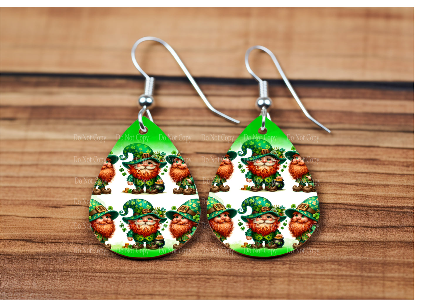 St Patricks Day group 4 - 4 styles teardrop earrings