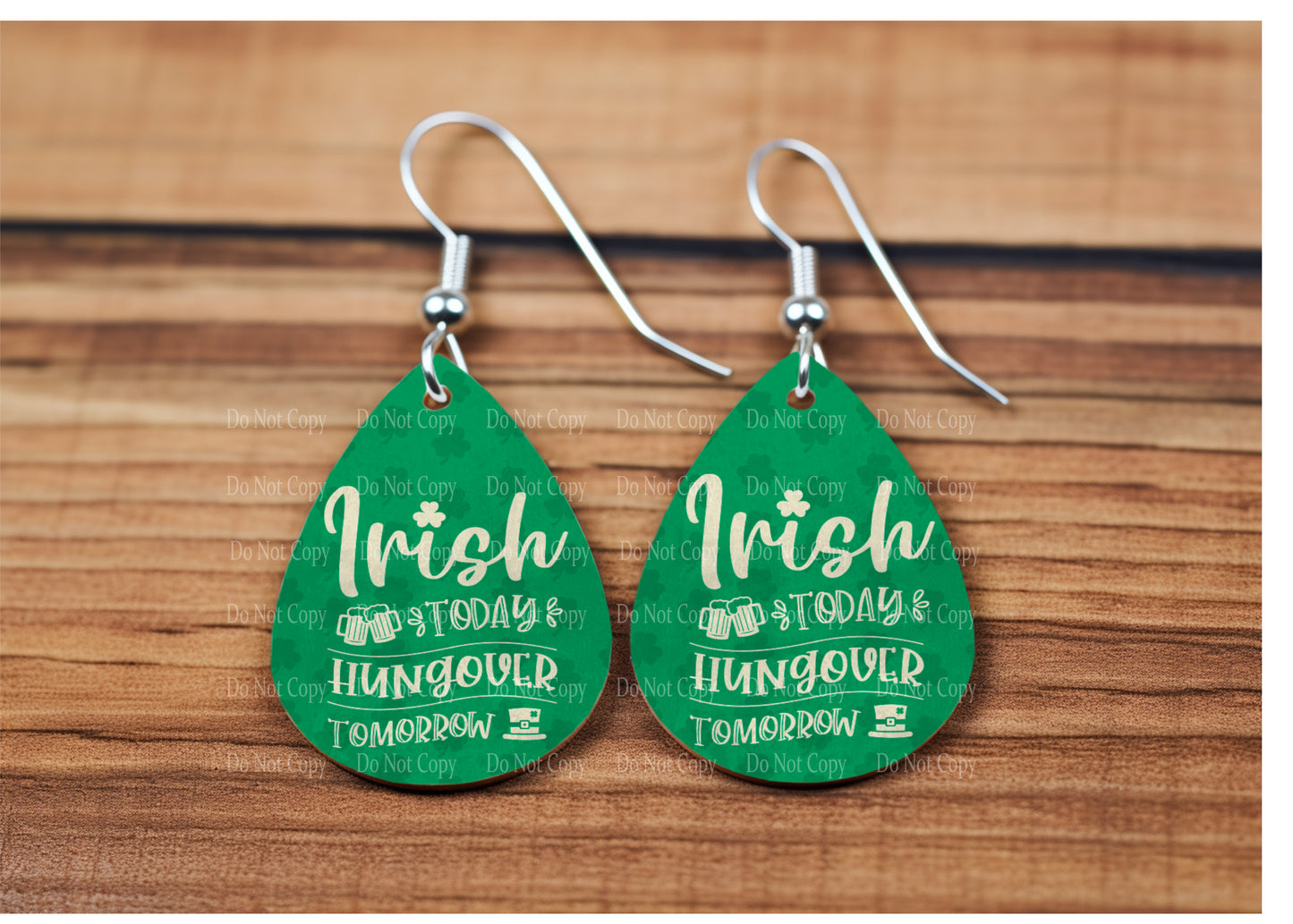 St Patricks Day group 2 - 4 styles teardrop earrings