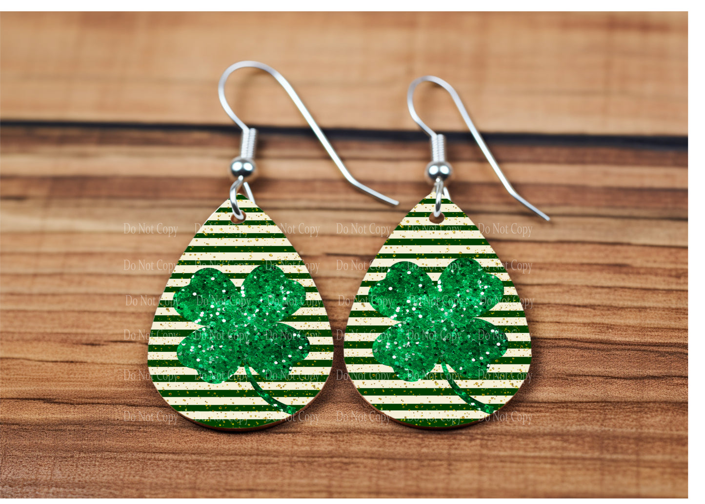 St Patricks Day group 2 - 4 styles teardrop earrings