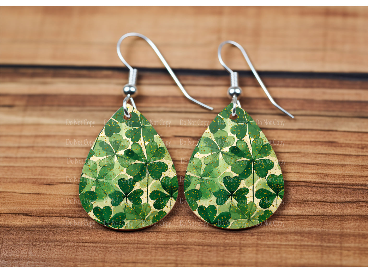 St Patricks Day group 2 - 4 styles teardrop earrings