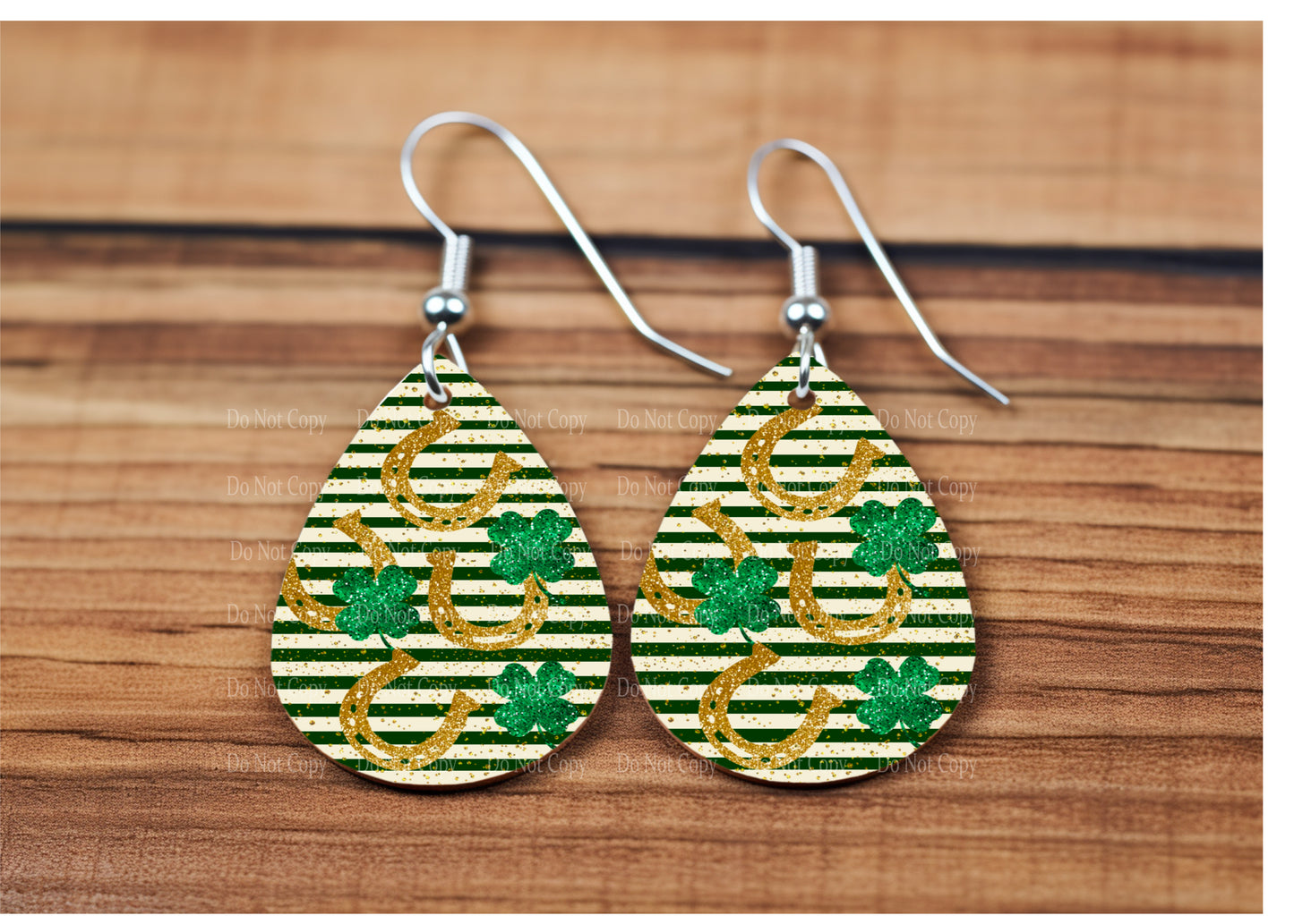 St Patricks Day group 2 - 4 styles teardrop earrings