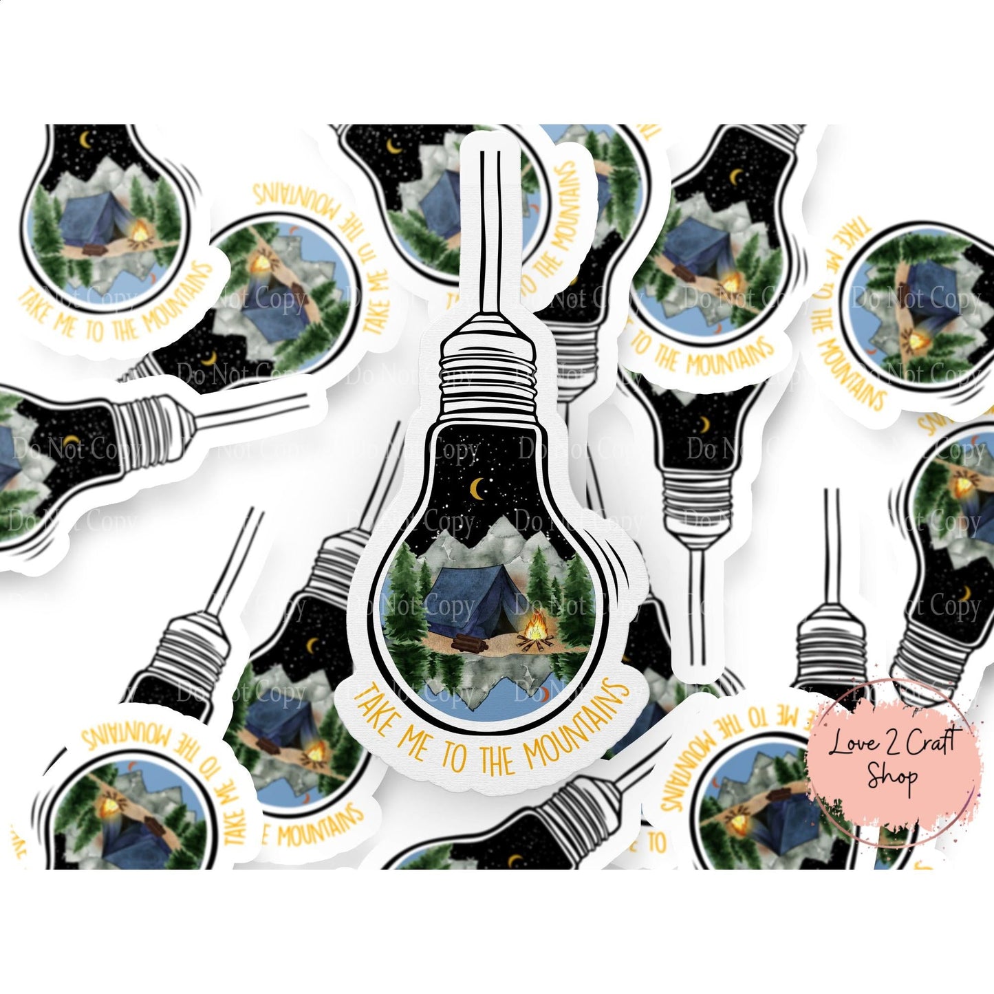 Take me to the Mountains Stickers