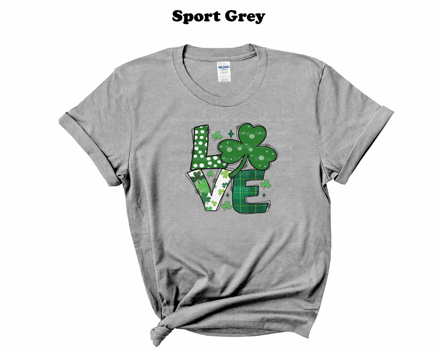 Love Four Leaf Clover St. Patrick's Day Tee