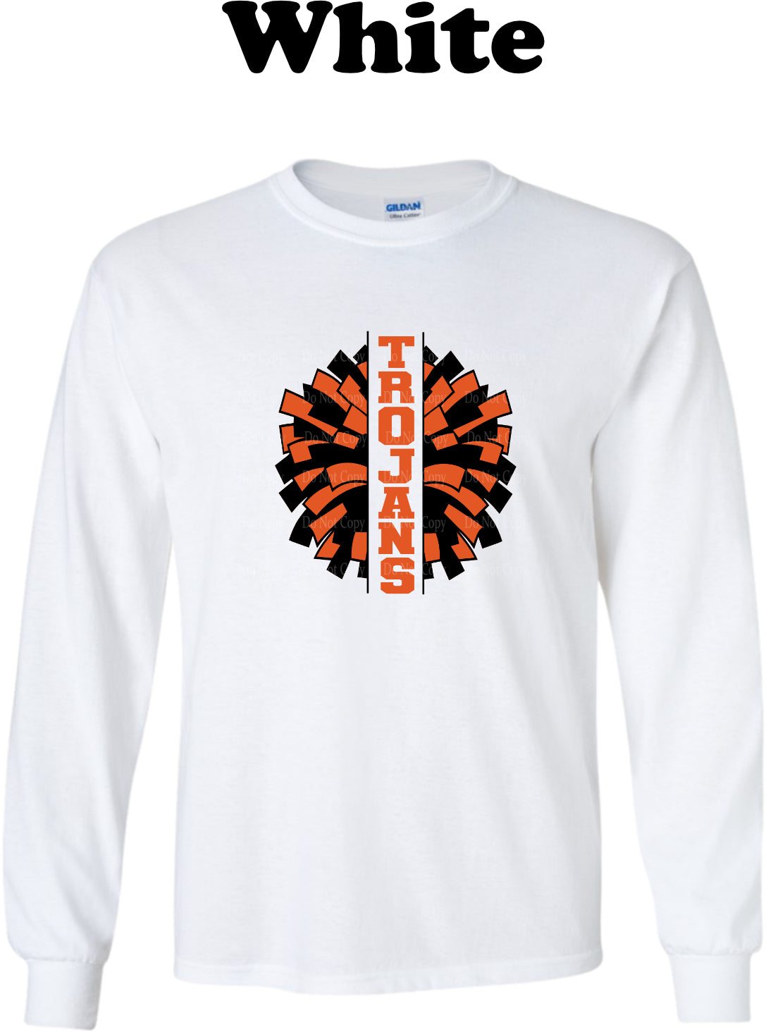 Trojans Cheer Pom Pom Long Sleeve
