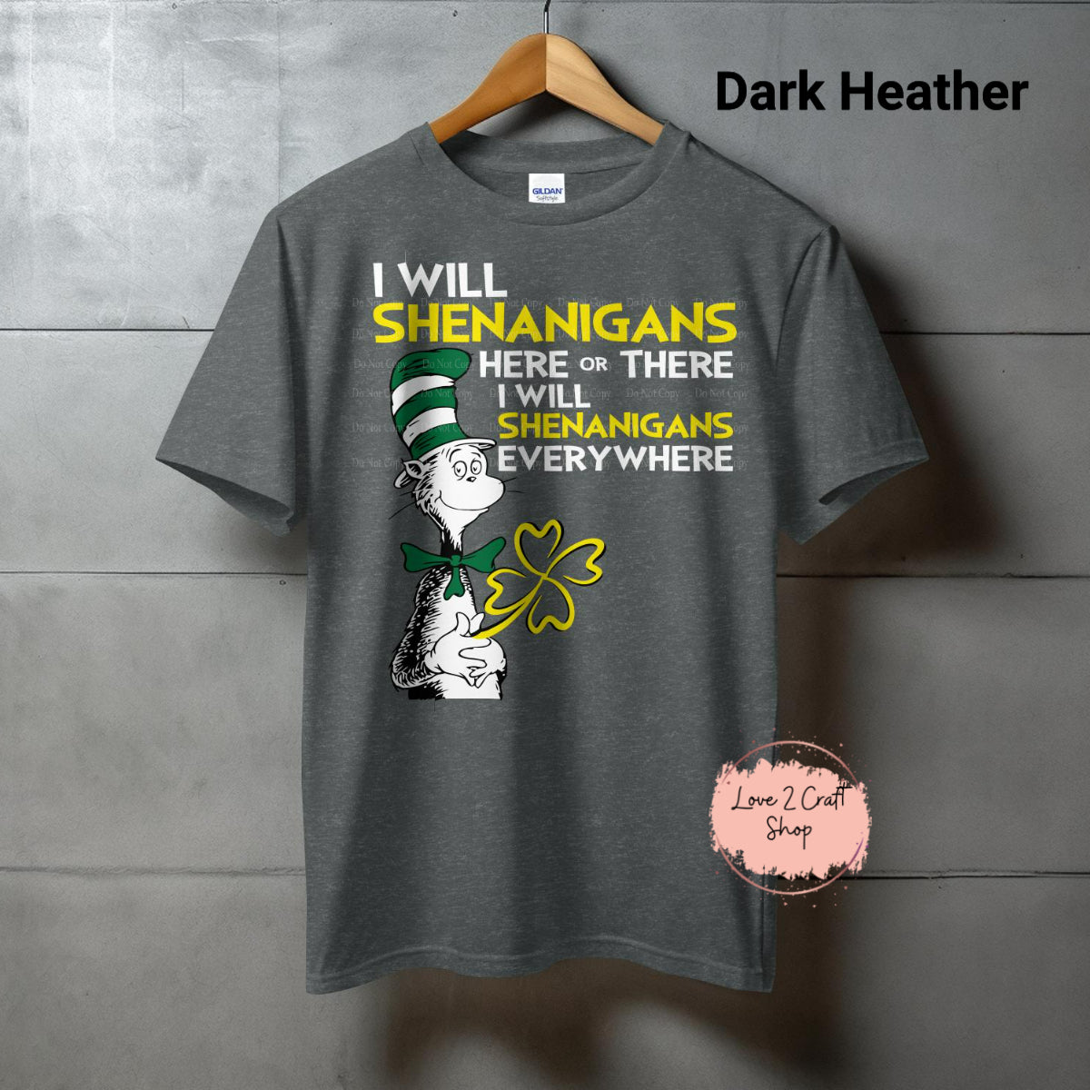 Cat in the Hat Here or There Shenanigans T-Shirt