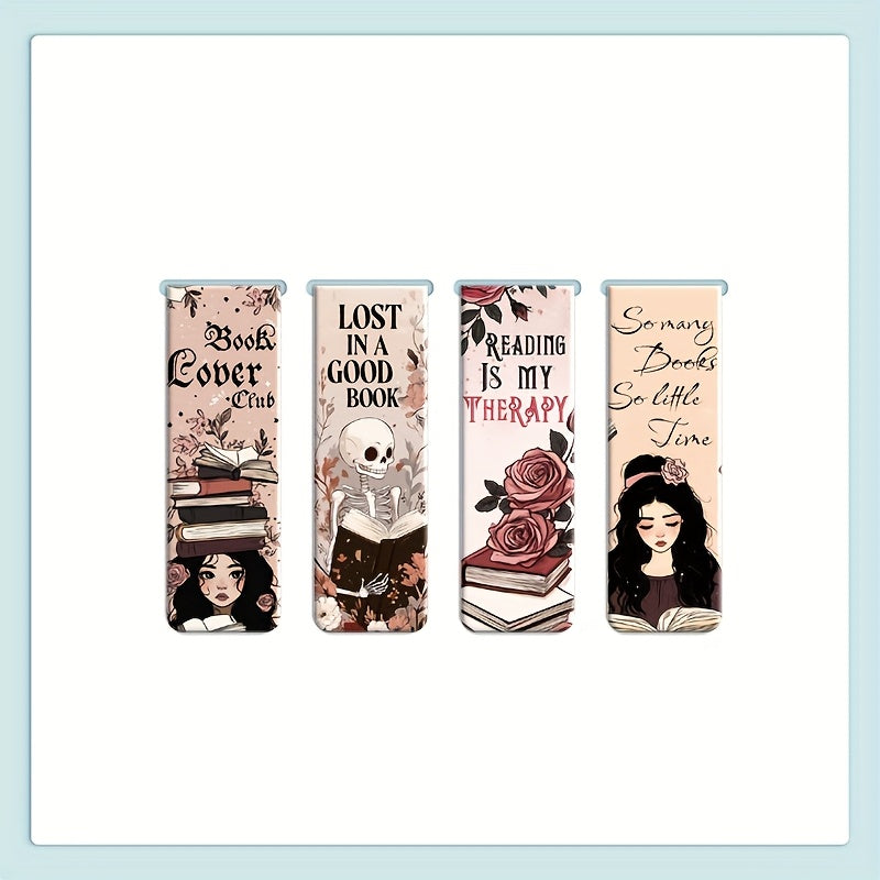 Romance Reader Magnetic Bookmarks 4 styles