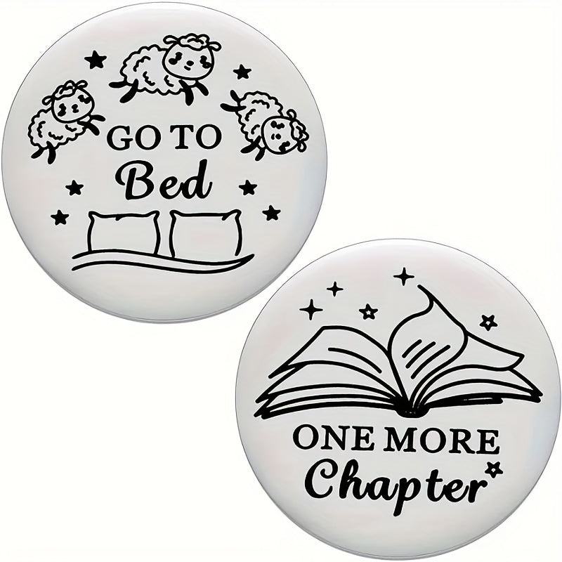 One More chapter or go to bed - sheep flip coin