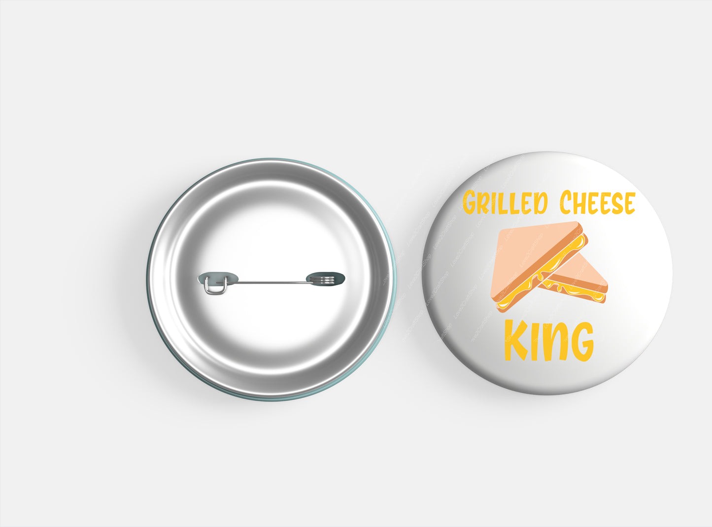 Grilled Cheese King Button