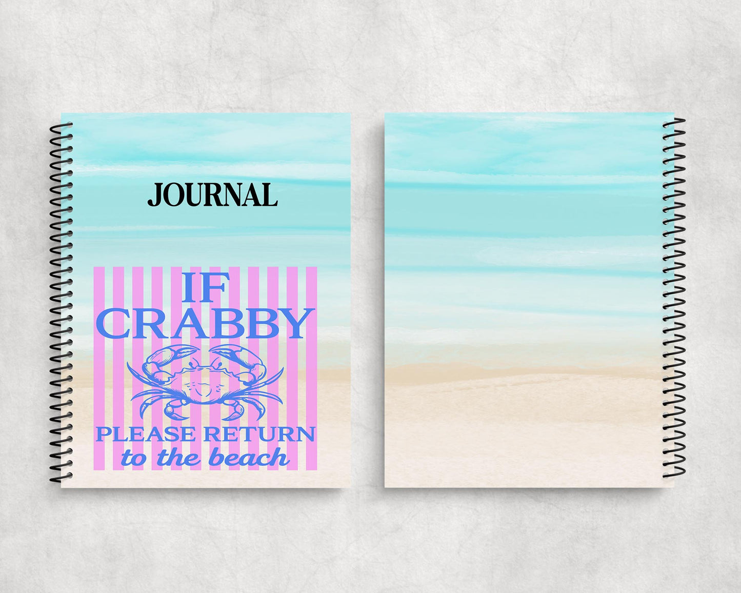 If Crabby please return to the beach Journal