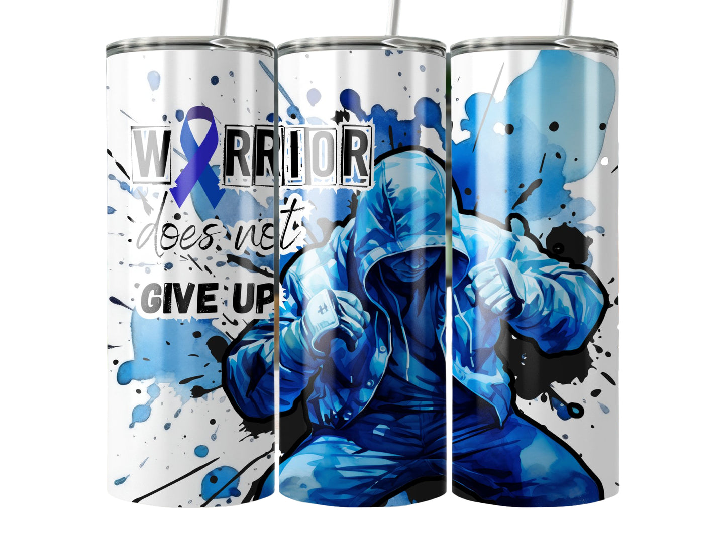 Colon Cancer Awareness Street vibe Warrior Tumbler