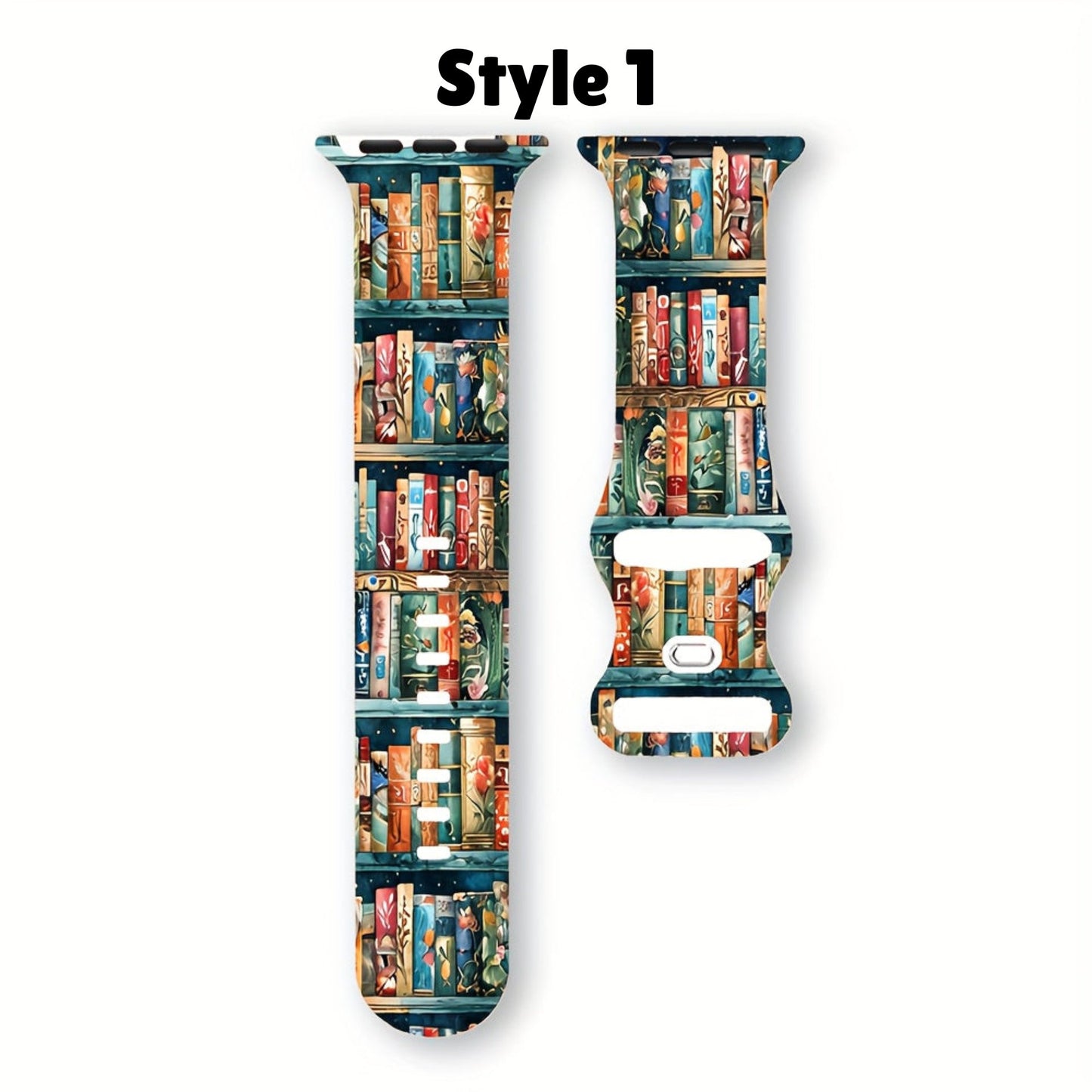 Book-Themed Silicone Watch band for Apple Watch Series 1-7/SE