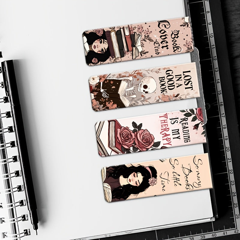 Romance Reader Magnetic Bookmarks 4 styles