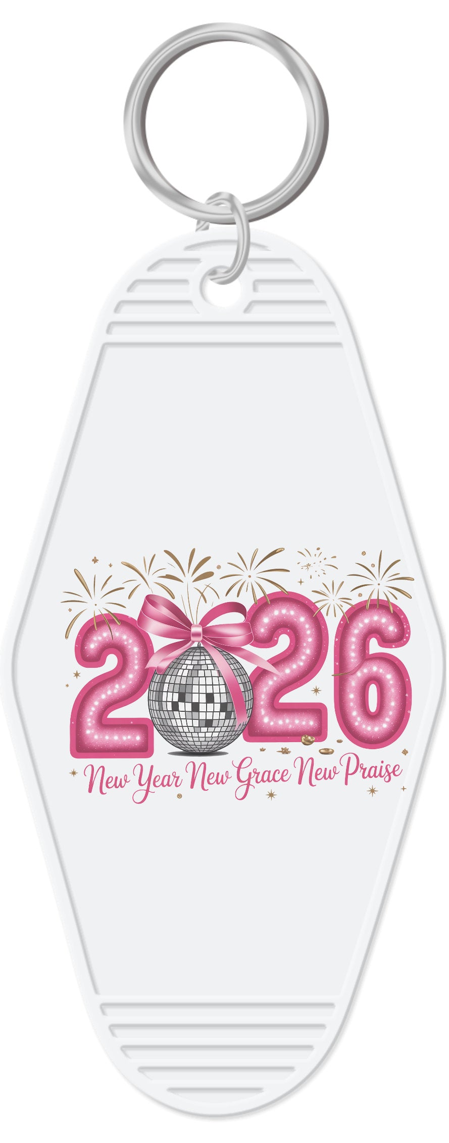 2026 New year New Grace New Praise Motel Key Chain