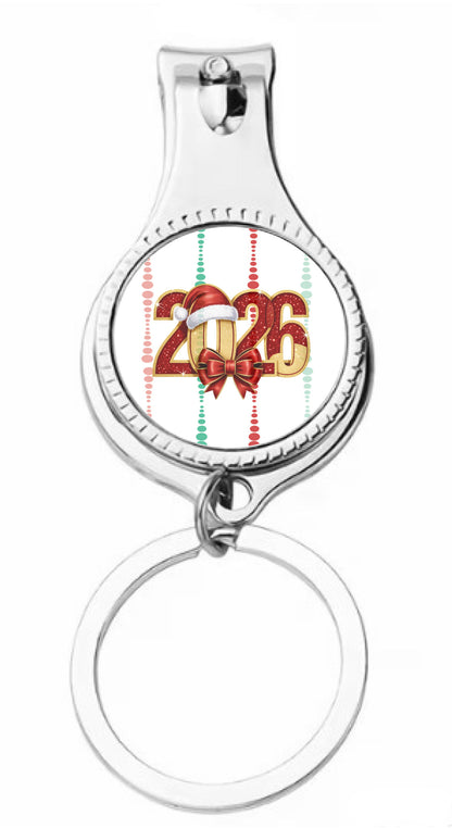 2026 Christmas Style nail clippers keychain
