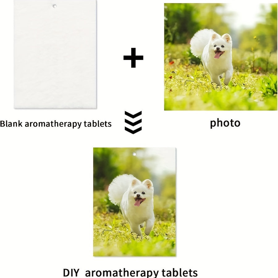 Double-Sided Blank Sublimation Air Freshener with Small Bags