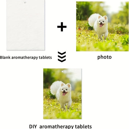 Double-Sided Blank Sublimation Air Freshener with Small Bags
