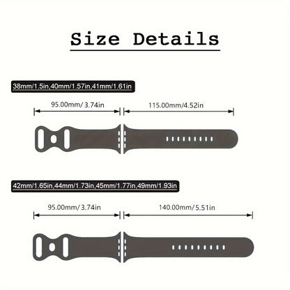 Soft Silicone Band for Apple Watch, Coffee Cup Design