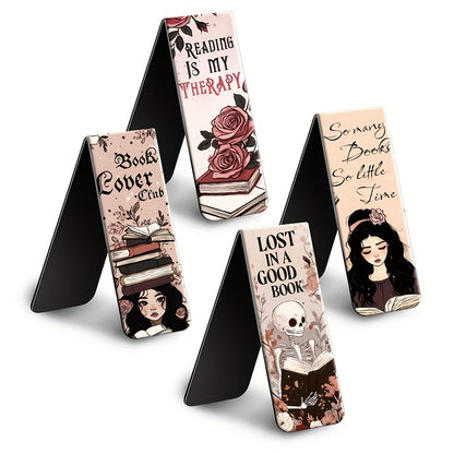 Romance Reader Magnetic Bookmarks 4 styles