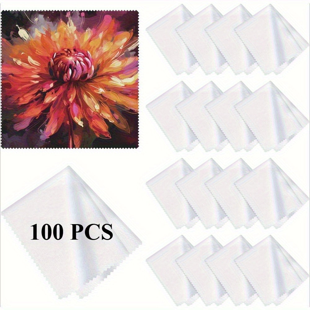 Blank Sublimation Eyeglass cleaning cloth 5.5"x5.5"