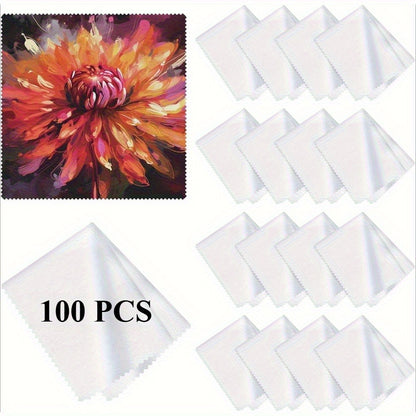 Blank Sublimation Eyeglass cleaning cloth 5.5"x5.5"