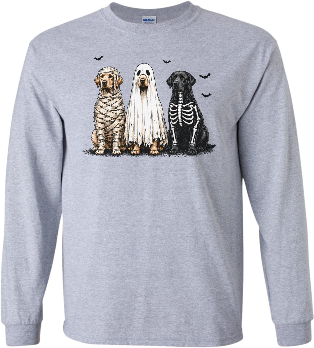 Adorable spooky Halloween dogs long sleeve shirt