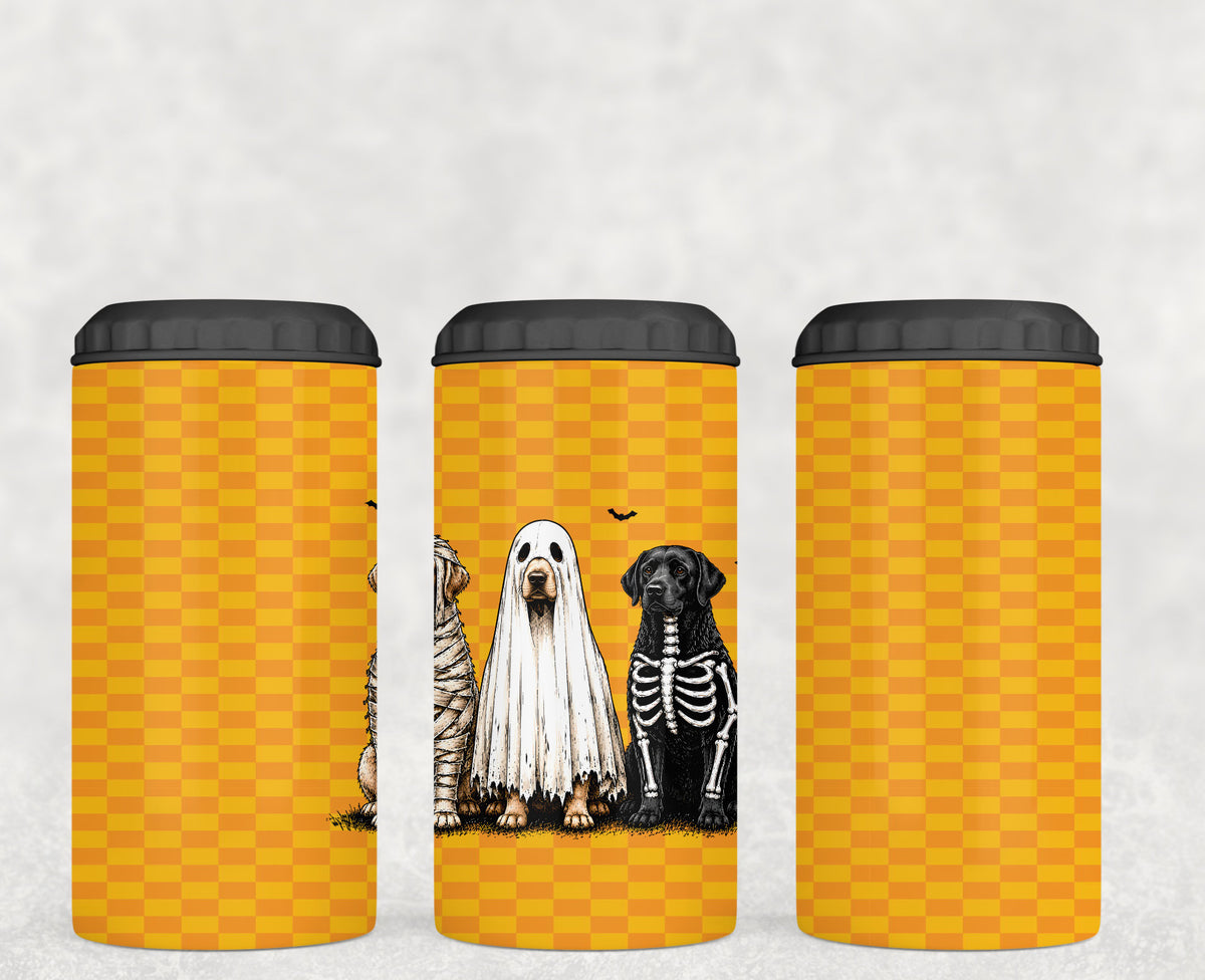 Adorable spooky halloween dogs 4 in 1 Can Cooler