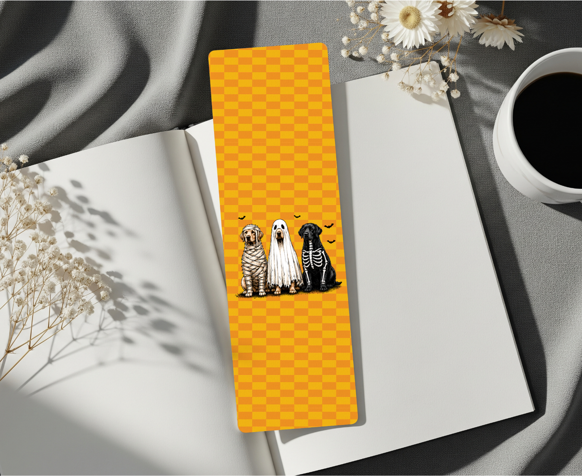 Adorable spooky halloween dogs Bookmark