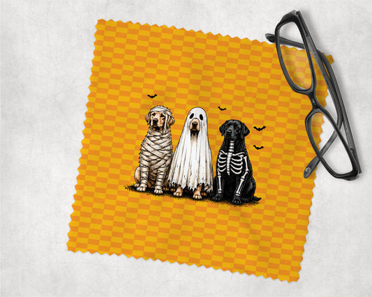 Adorable spooky halloween dogs Eye Glass Cleaning Cloth