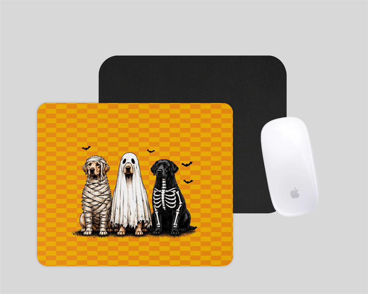 Adorable spooky halloween dogs Mouse Pad