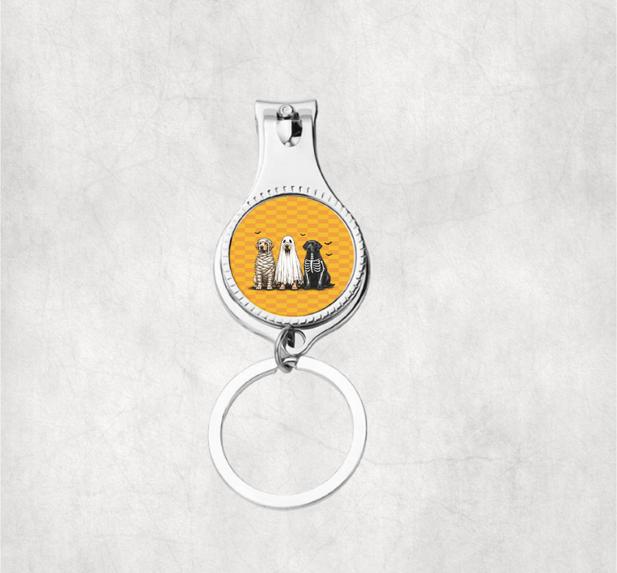 Adorable spooky halloween dogs Nail Clippers Key chain