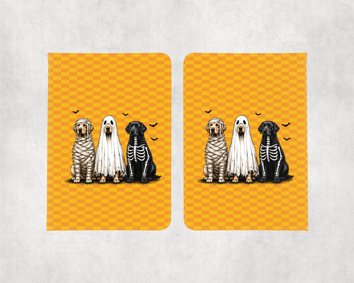 Adorable spooky halloween dogs Passport Holder