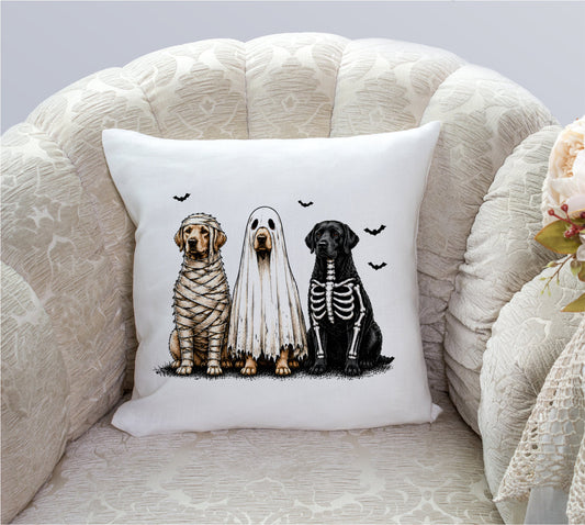 Adorable spooky halloween dogs Pillow