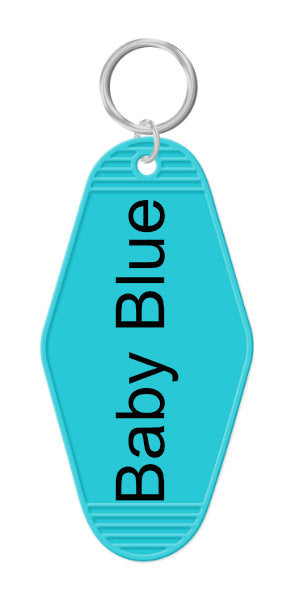 Motel Key Chain BabyBlue